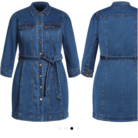 City Chic Dresses & Skirts - Denim city chic dress from Nordstrom NWOT!!! It’s short but sexy. Perfect 16!